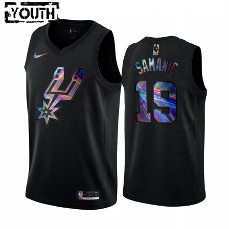 NBA Børn Trøje San Antonio Spurs Luka Samanic 19 Iridescent HWC Collection Swingman